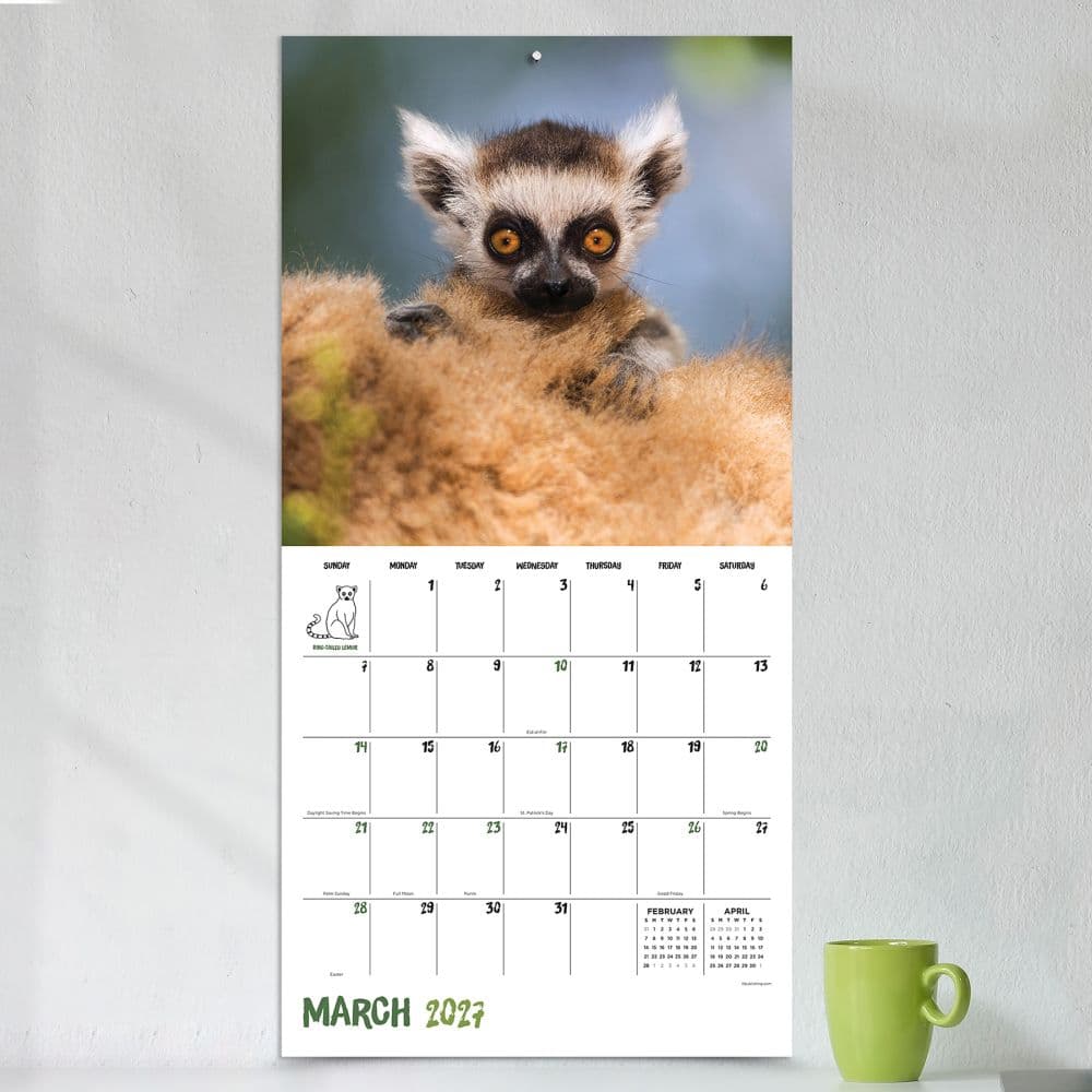 Baby Animals 2027 Wall Calendar Fourth Alternate Image