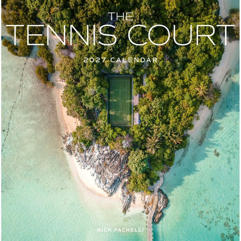 image Tennis Court 2027 Wall Calendar Main Product Image