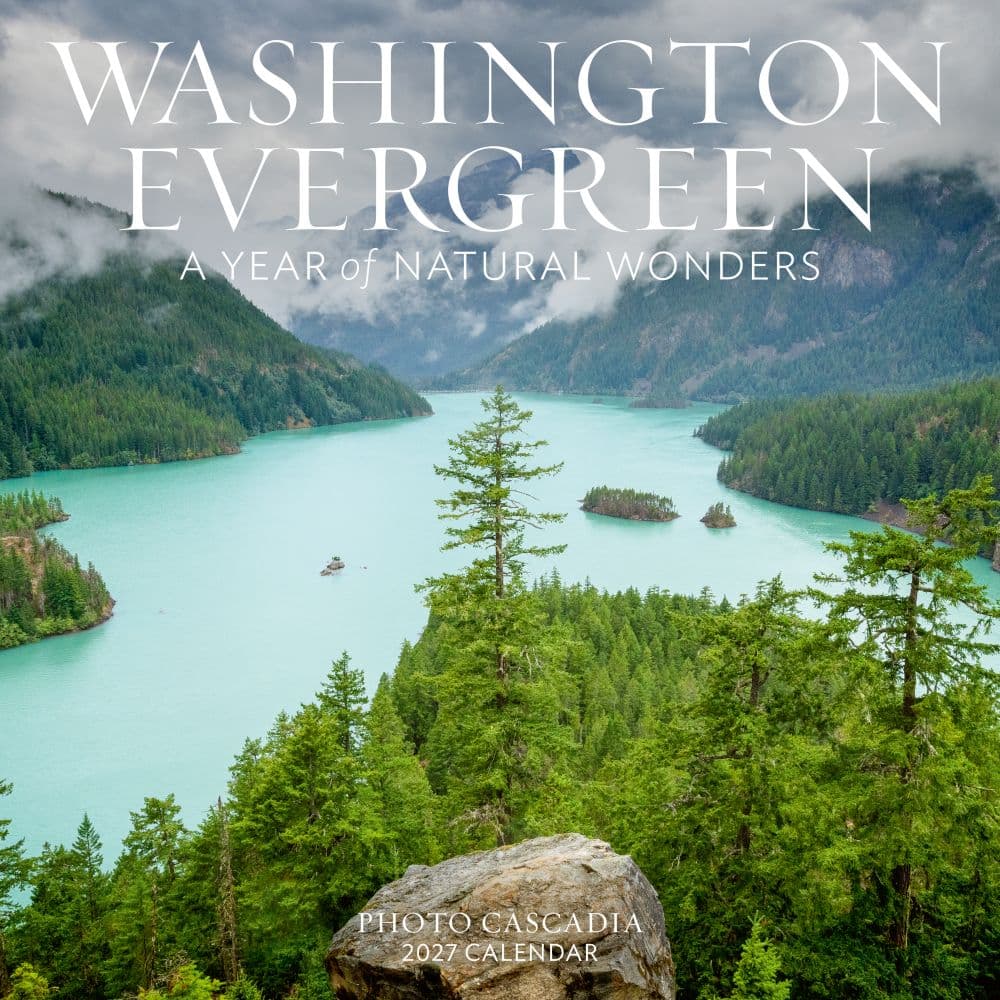 Washington Evergreen 2027 Wall Calendar Main Product Image