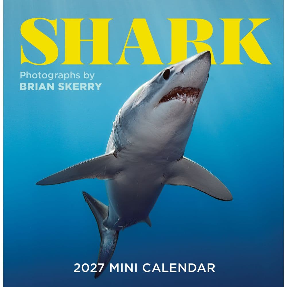 Shark 2027 Mini Wall Calendar Main Product Image