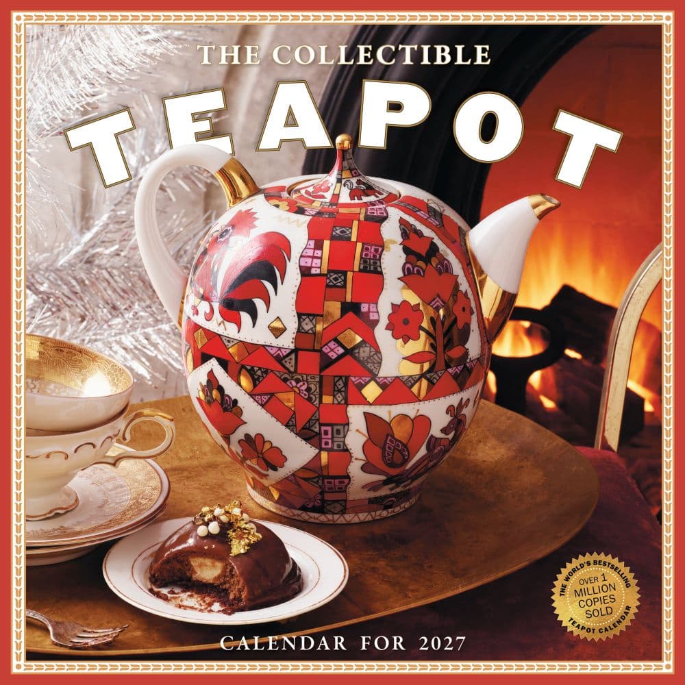 image Collectible Teapot 2027 Wall Calendar Main Product Image
