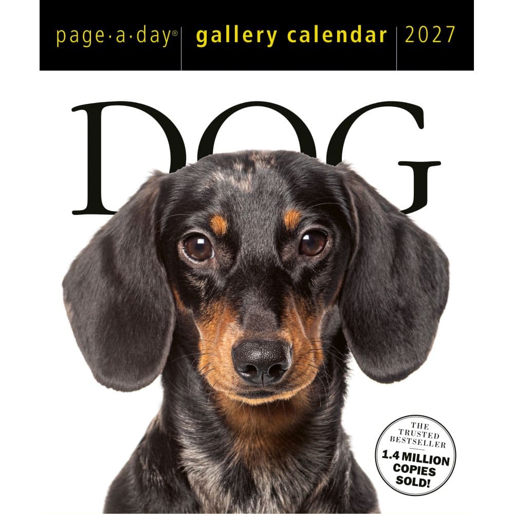 Dog Page-A-Day Gallery 2027 Desk Calendar Main Product Image