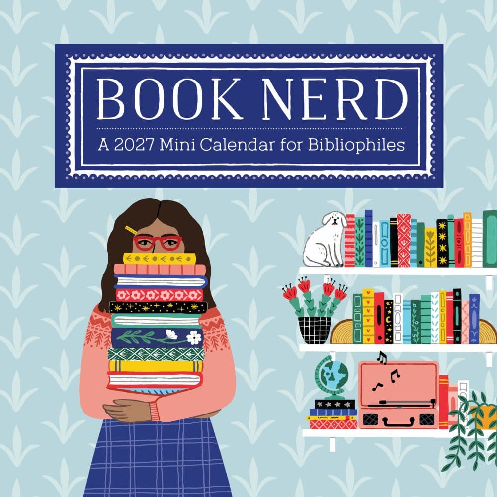 Book Nerd 2027 Mini Wall Calendar Main Product Image