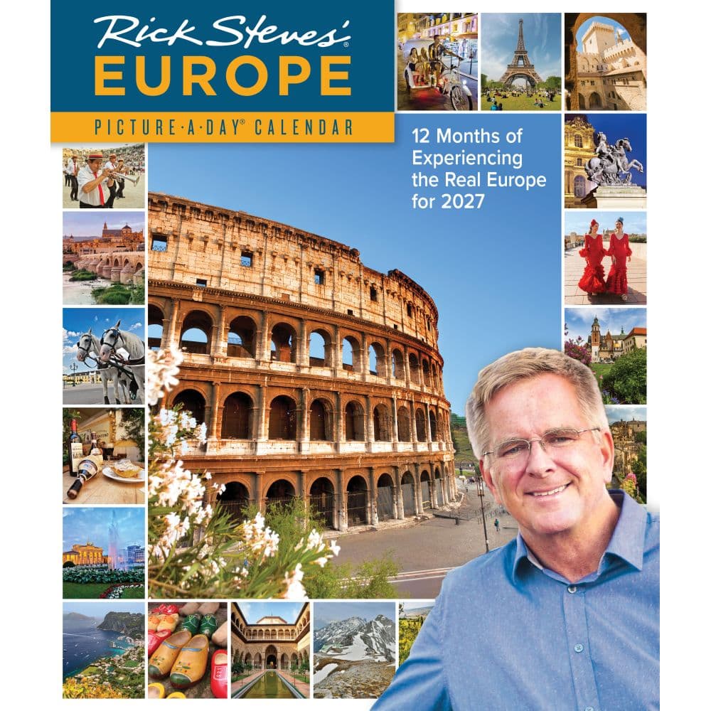 image Rick Steves Europe Picture-A-Day 2027 Wall Calendar Main Product Image