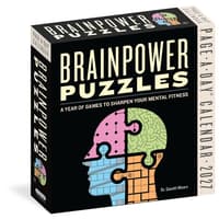 image Brainpower Puzzles 2027 Page-A-Day Desk Calendar Main Product Image