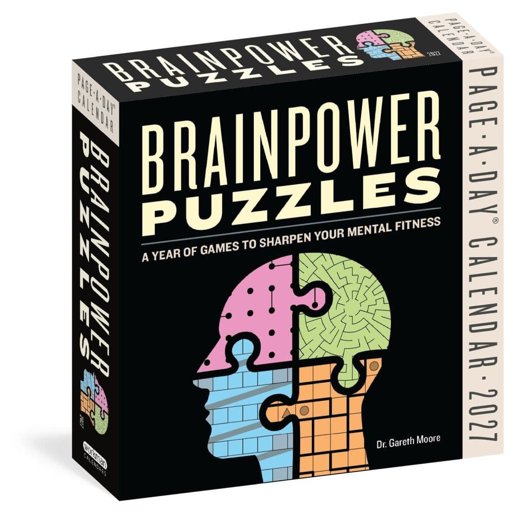 image Brainpower Puzzles 2027 Page-A-Day Desk Calendar Main Product Image