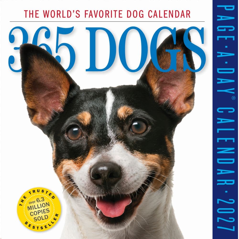 image 365 Dogs 2027 Page-A-Day Desk Calendar Main Product Image