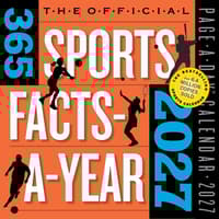 image Official 365 Sports Facts-A-Year 2027 Page-A-Day Desk Calendar Main Product Image