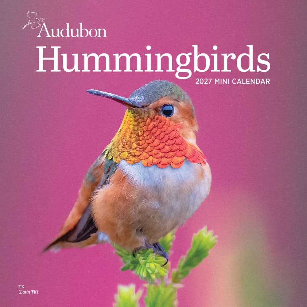 Audubon Hummingbirds 2027 Mini Wall Calendar Main Product Image
