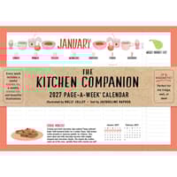 image Kitchen Companion Page-A-Week 2027 WallCalendar Main Product Image