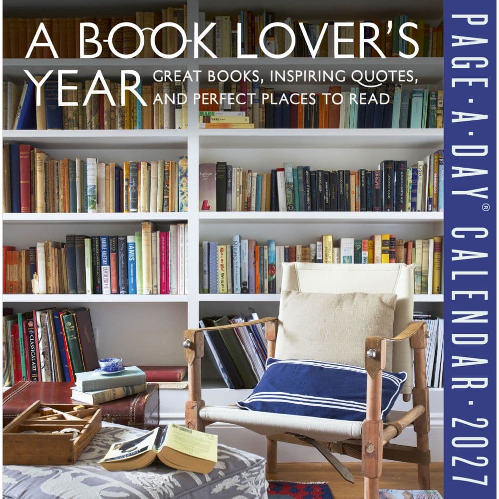 Book Lovers Year 2027 Page-A-Day Desk Calendar Main Product Image