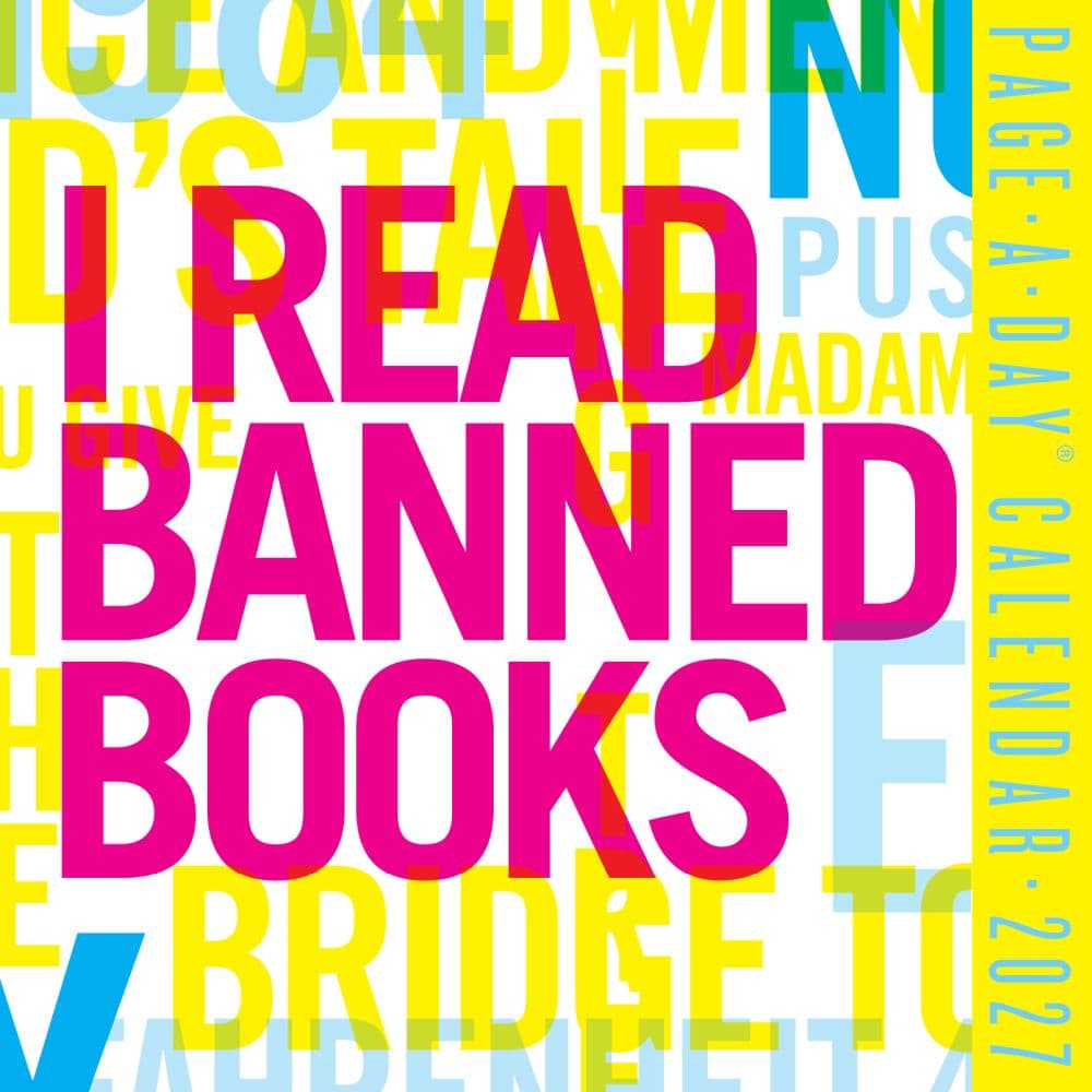 I Read Banned Books 2027 Page-A-Day Desk Calendar Main Product Image