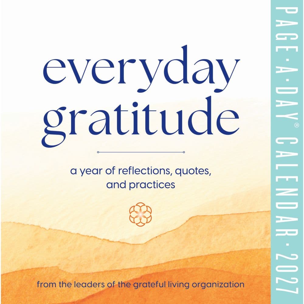 Everyday Gratitude 2027 Page-A-Day Desk Calendar Main Product Image