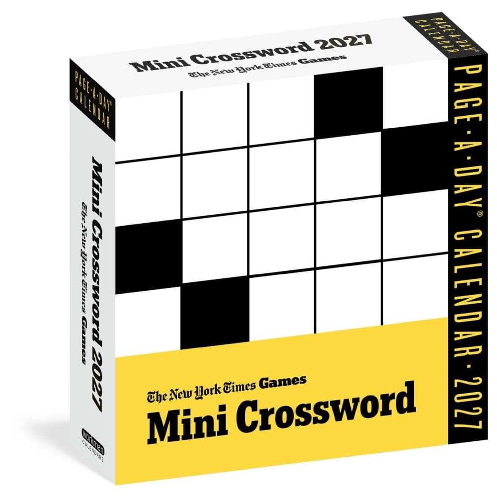 image New York Times Mini Crossword 2027 Page-A-Day Desk Calendar Main Product Image