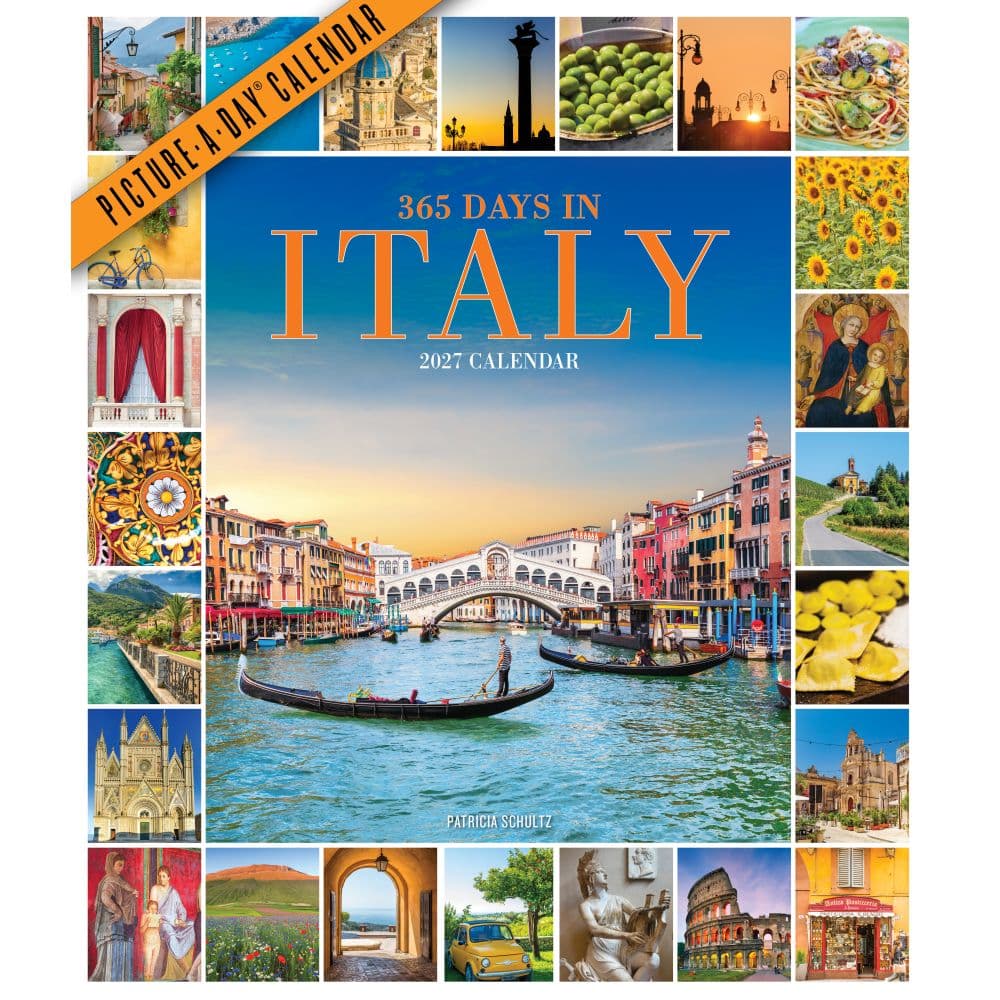 365 Days in Italy Picture-A-Day 2027 Wall Calendar Main Product Image