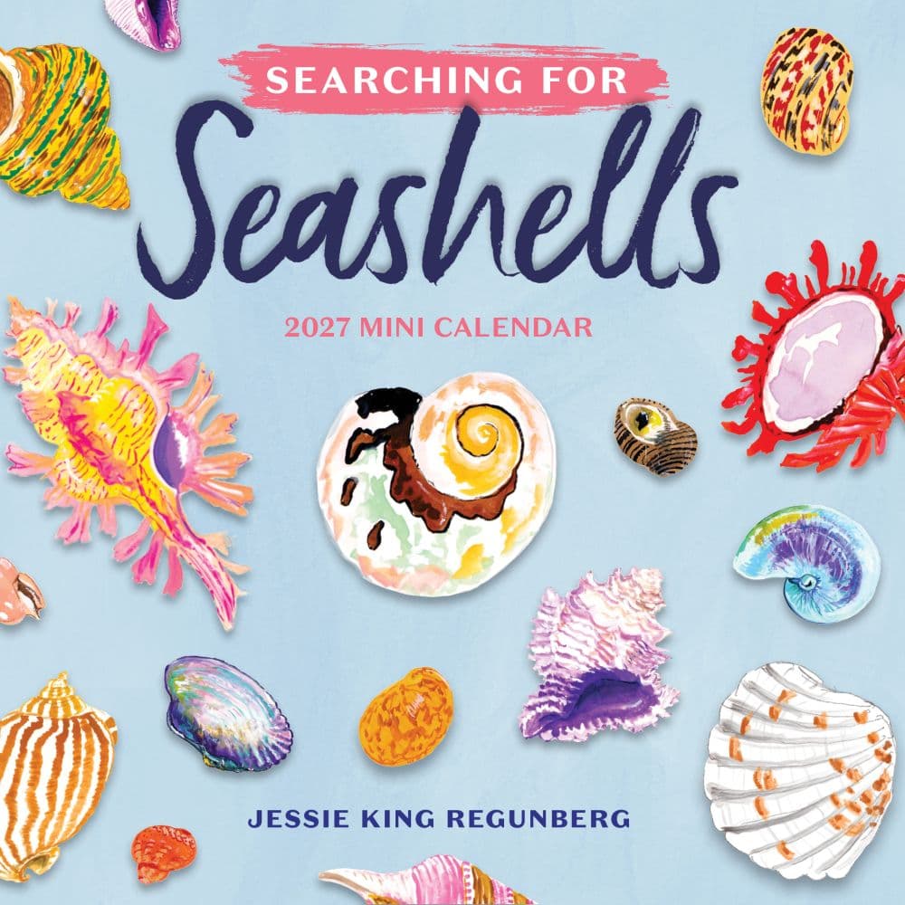 Searching for Seashells 2027 Mini Wall Calendar Main Product Image