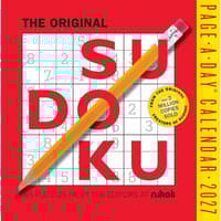 image Original Sudoku 2027 Page-A-Day Desk Calendar Main Product Image