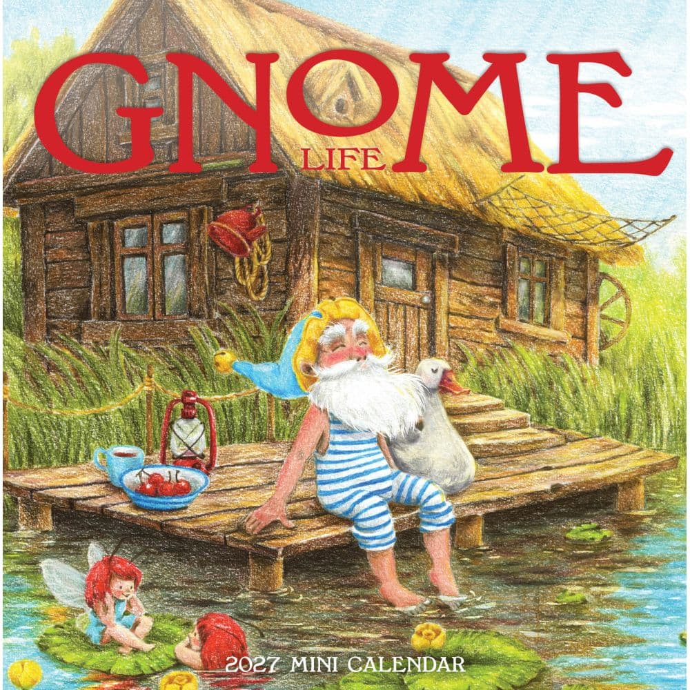Gnome Life 2027 Mini Wall Calendar