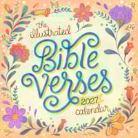 image Illustrated Bible Verses 2027 Wall Calendar Main Product Image