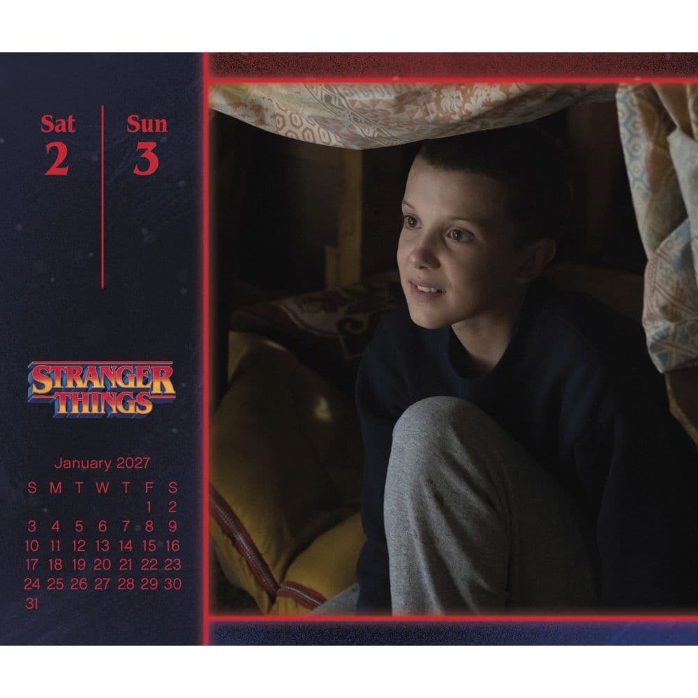 Stranger Things 2027 Desk Calendar Third Alternate Image