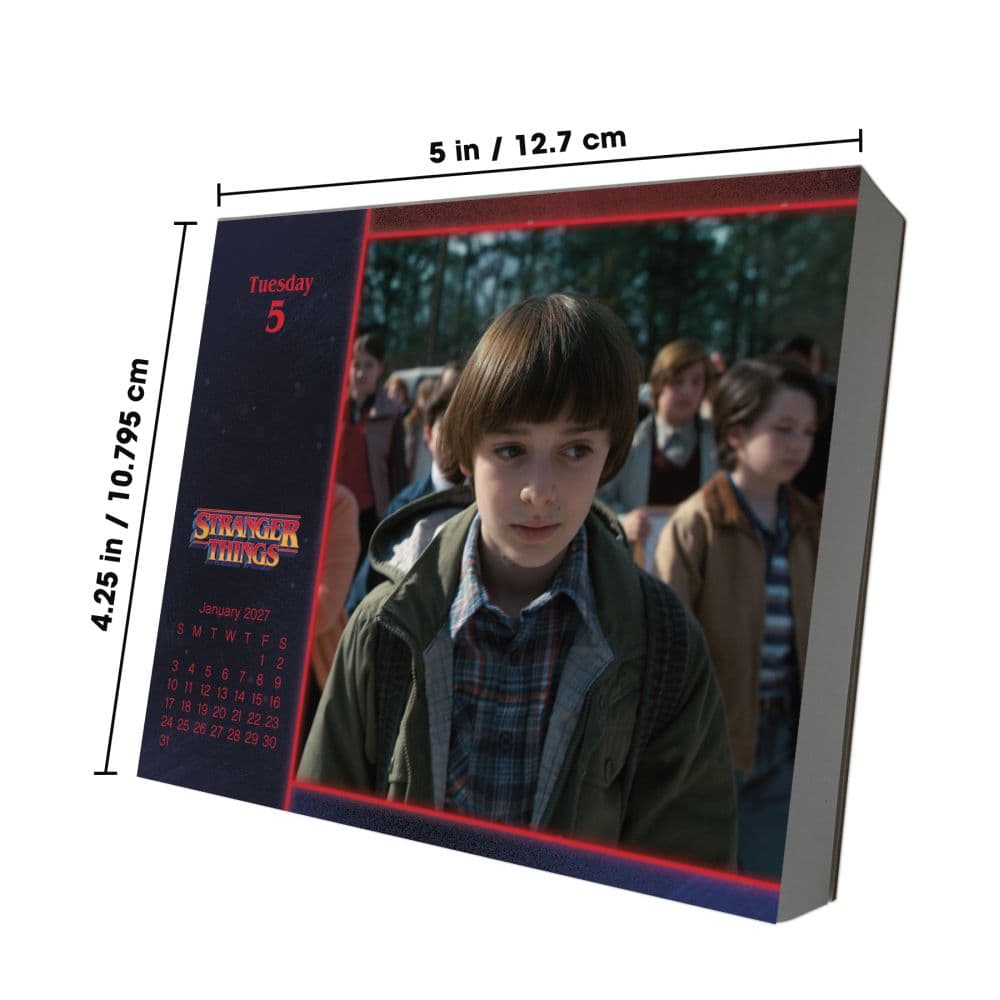 Stranger Things 2027 Desk Calendar Ninth Alternate Image