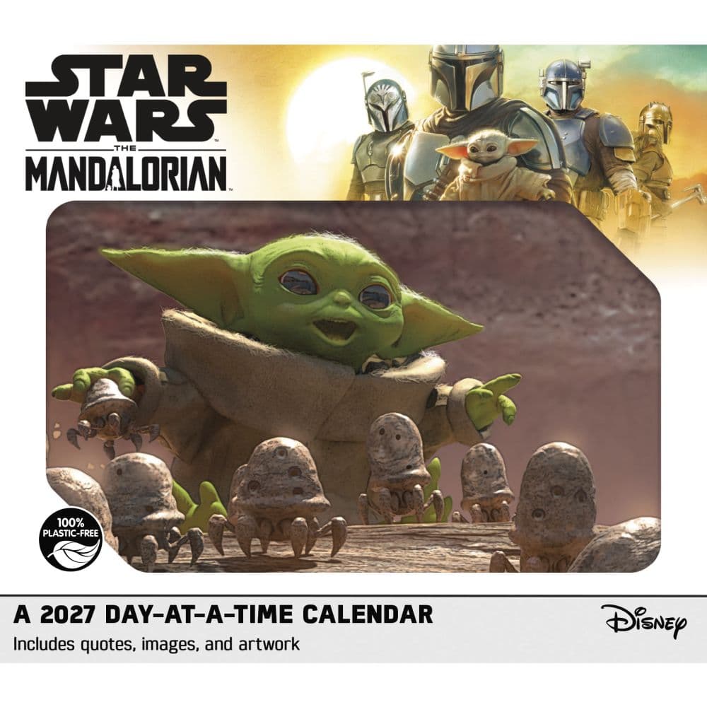 Star Wars The Mandalorian 2027 Desk Calendar Sixth Alternate Image