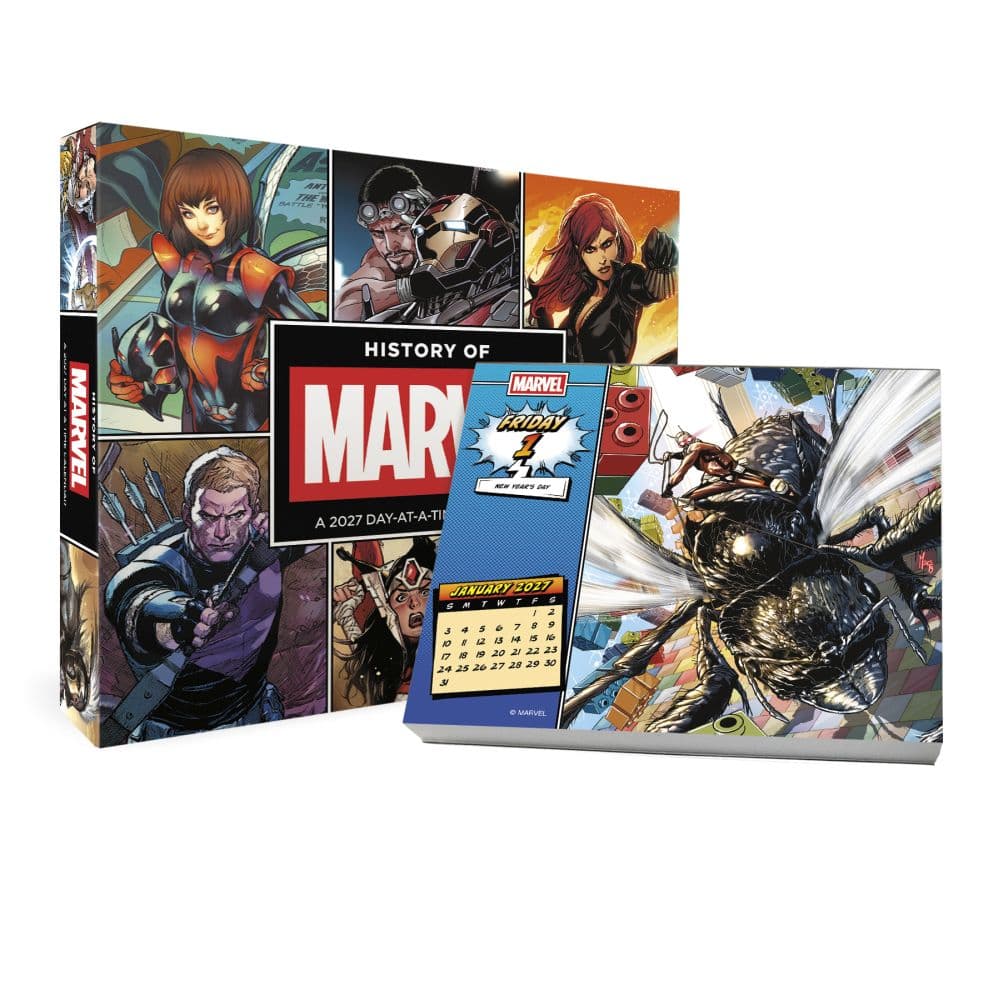Marvel History 2027 Desk Calendar Main Product Image