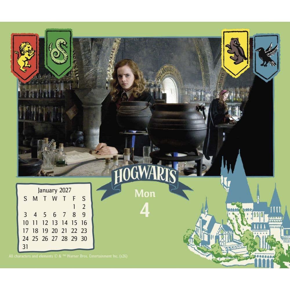 Harry Potter 2027 Desk Calendar Fourth Alternate Image