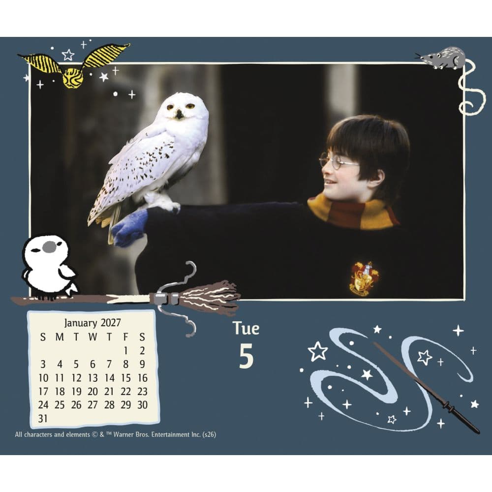 Harry Potter 2027 Desk Calendar - Calendars.com
