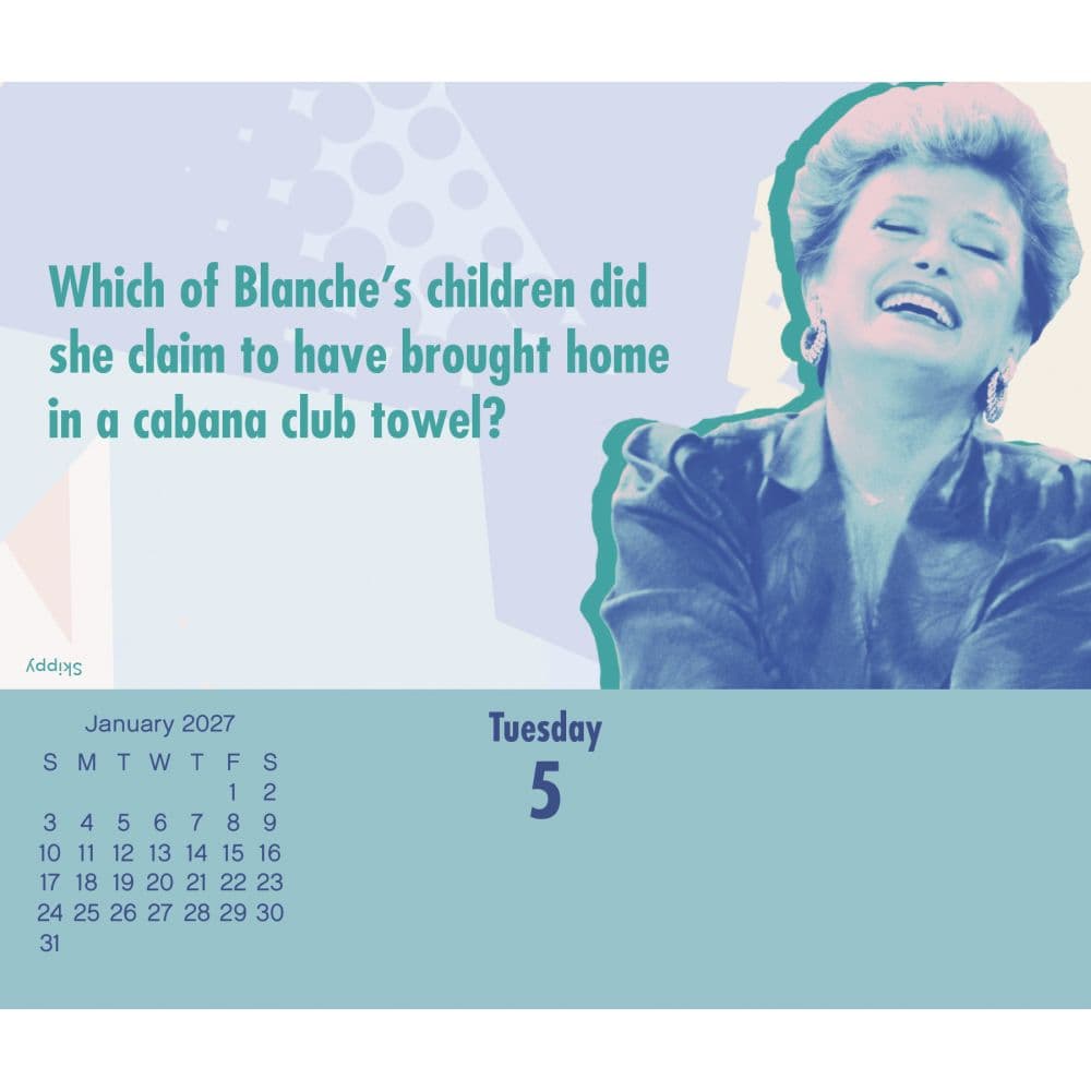 Golden Girls 2027 Desk Calendar Fifth Alternate Image