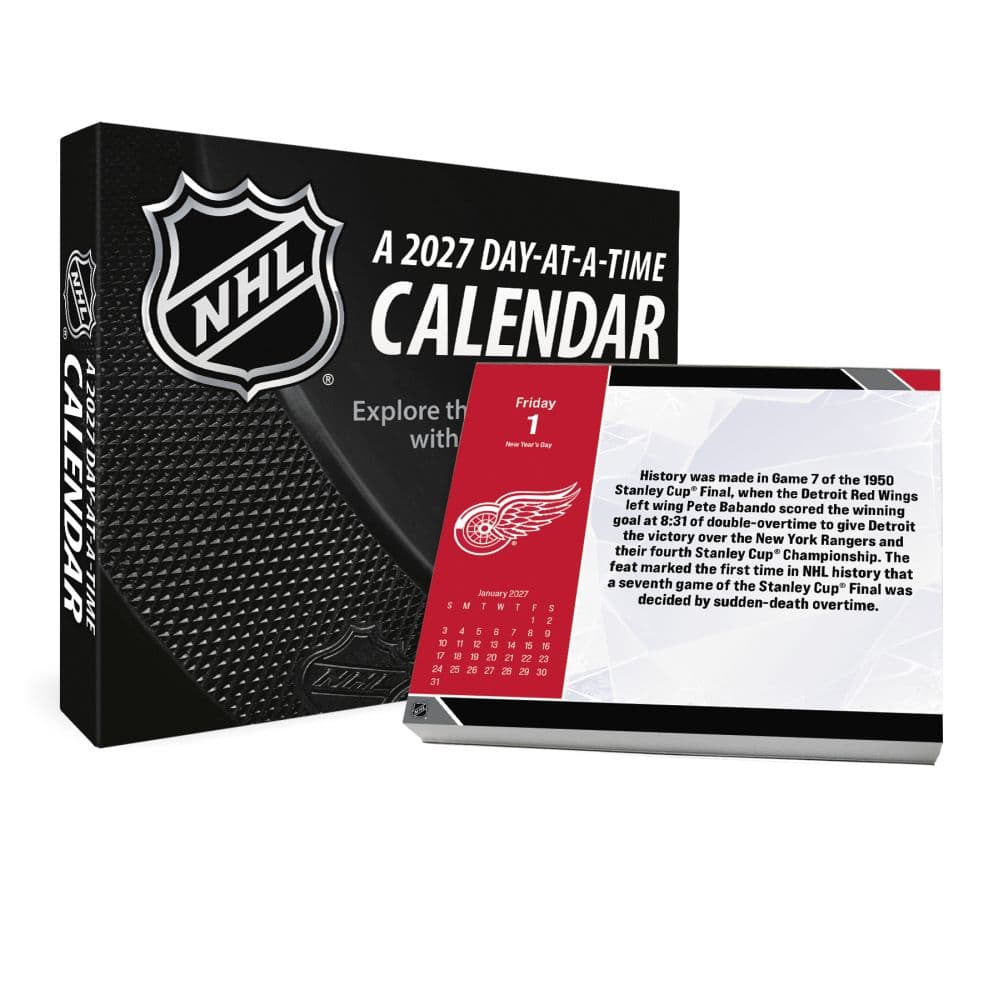 NHL 2027 Desk Calendar Main Product Image