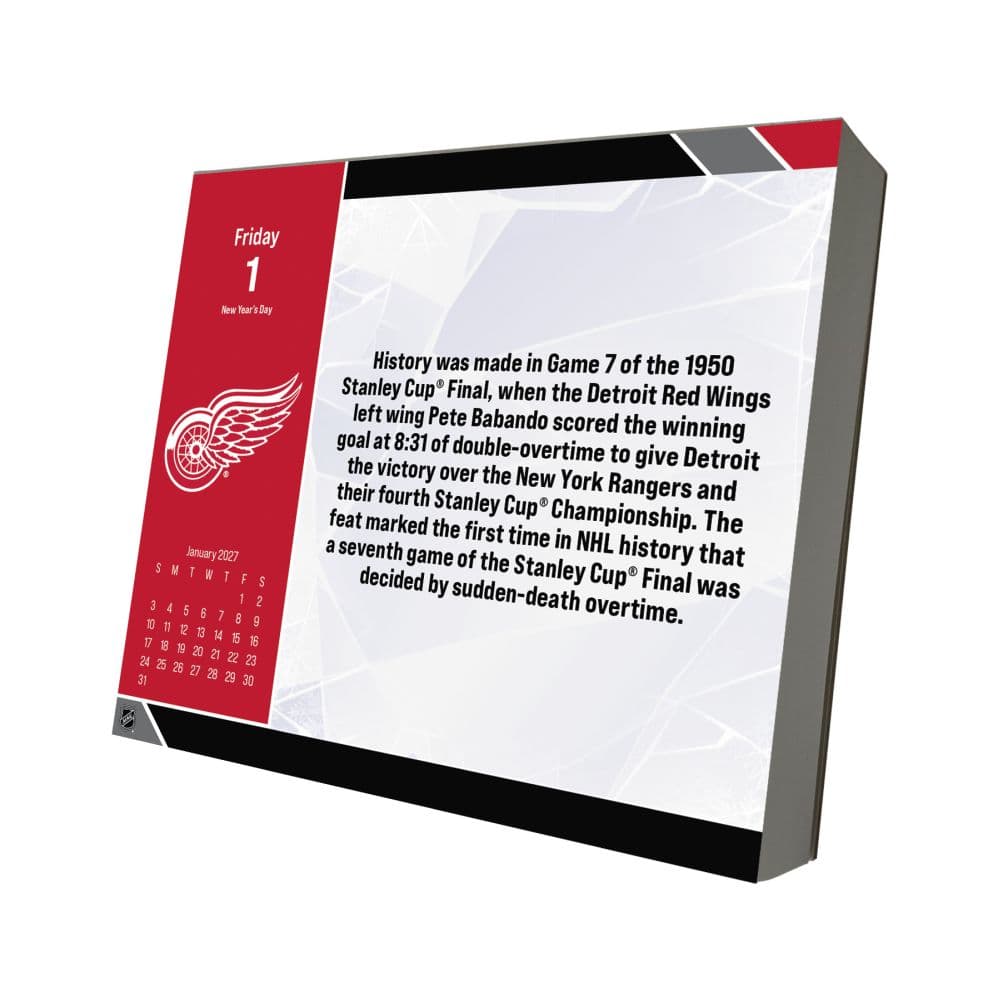 NHL 2027 Desk Calendar First Alternate Image