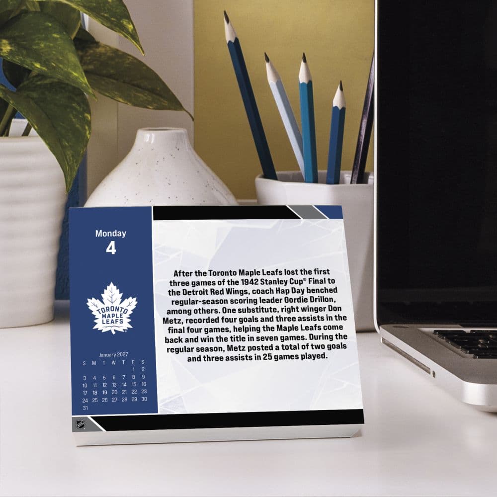 NHL 2027 Desk Calendar Eighth Alternate Image