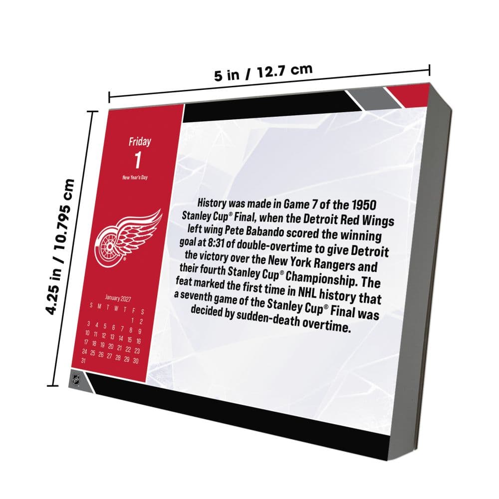 NHL 2027 Desk Calendar Ninth Alternate Image
