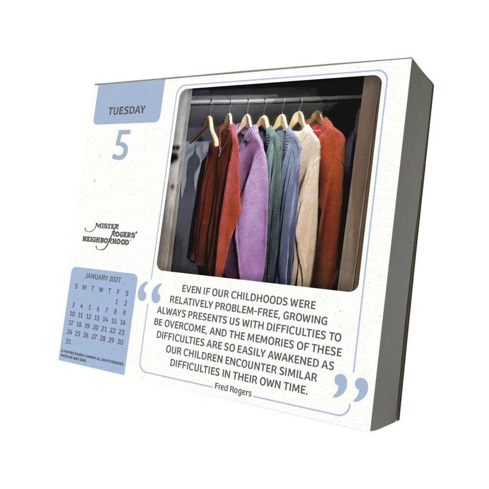 Mister Rogers 2027 Desk Calendar First Alternate Image