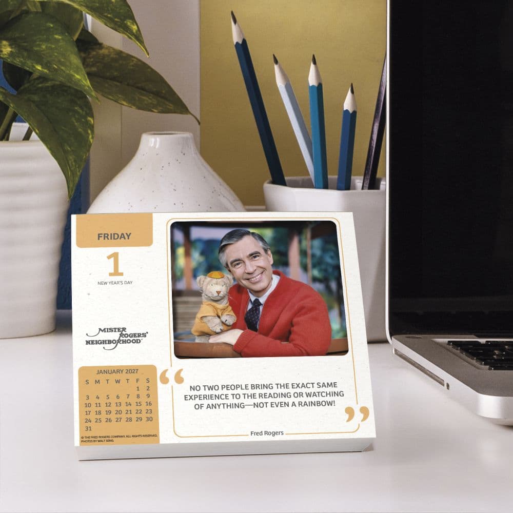 Mister Rogers 2027 Desk Calendar Eighth Alternate Image