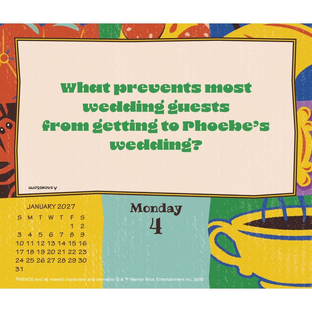 Friends 2027 Desk Calendar Second Alternate Image