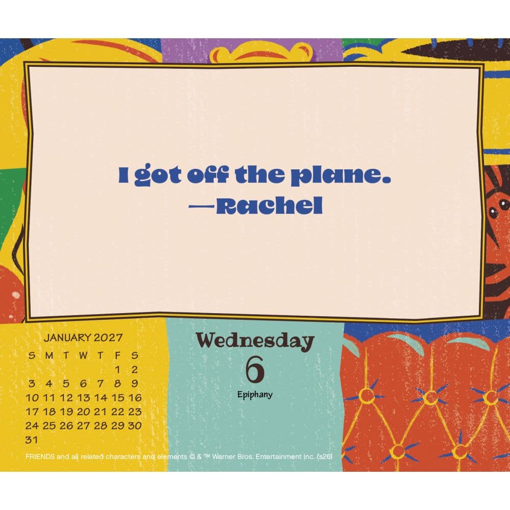 Friends 2027 Desk Calendar Fourth Alternate Image