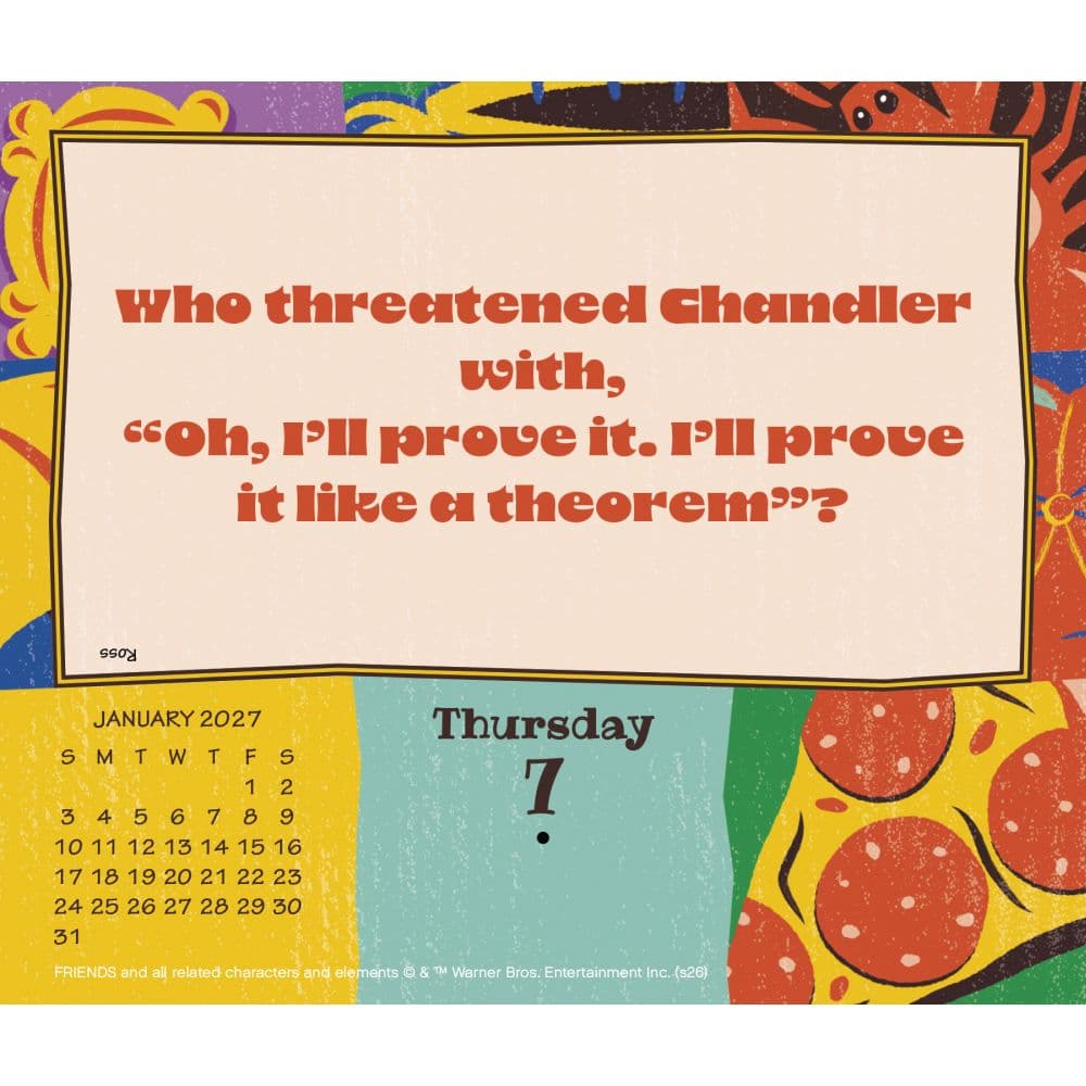 Friends 2027 Desk Calendar Fifth Alternate Image