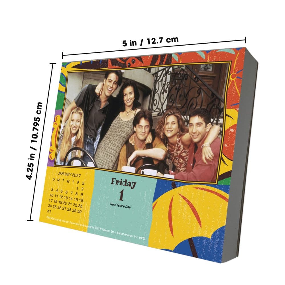Friends 2027 Desk Calendar Ninth Alternate Image