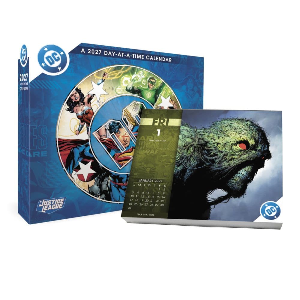 image DC Comics 2027 Desk Calendar Main Product Image