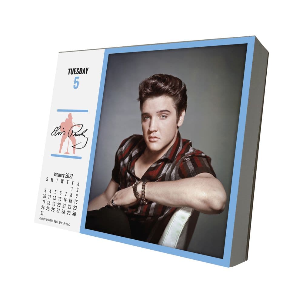Elvis 2027 Desk Calendar First Alternate Image