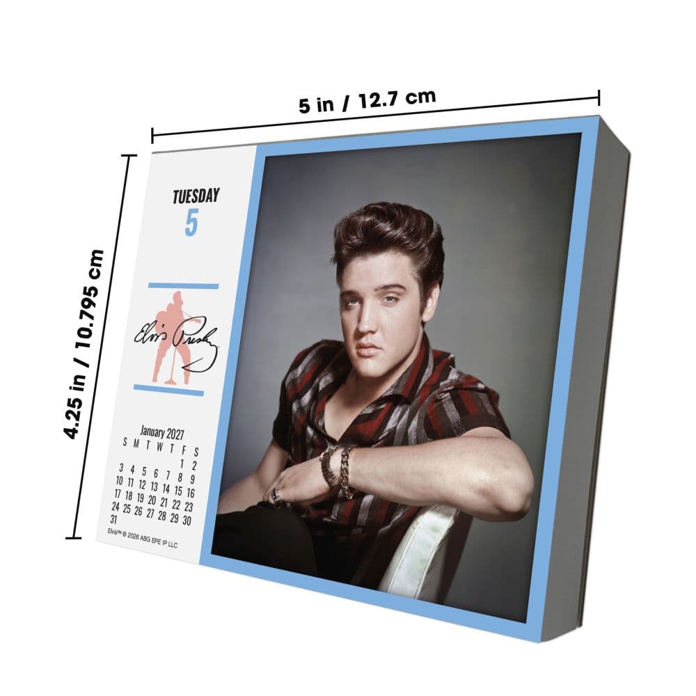 Elvis 2027 Desk Calendar Ninth Alternate Image