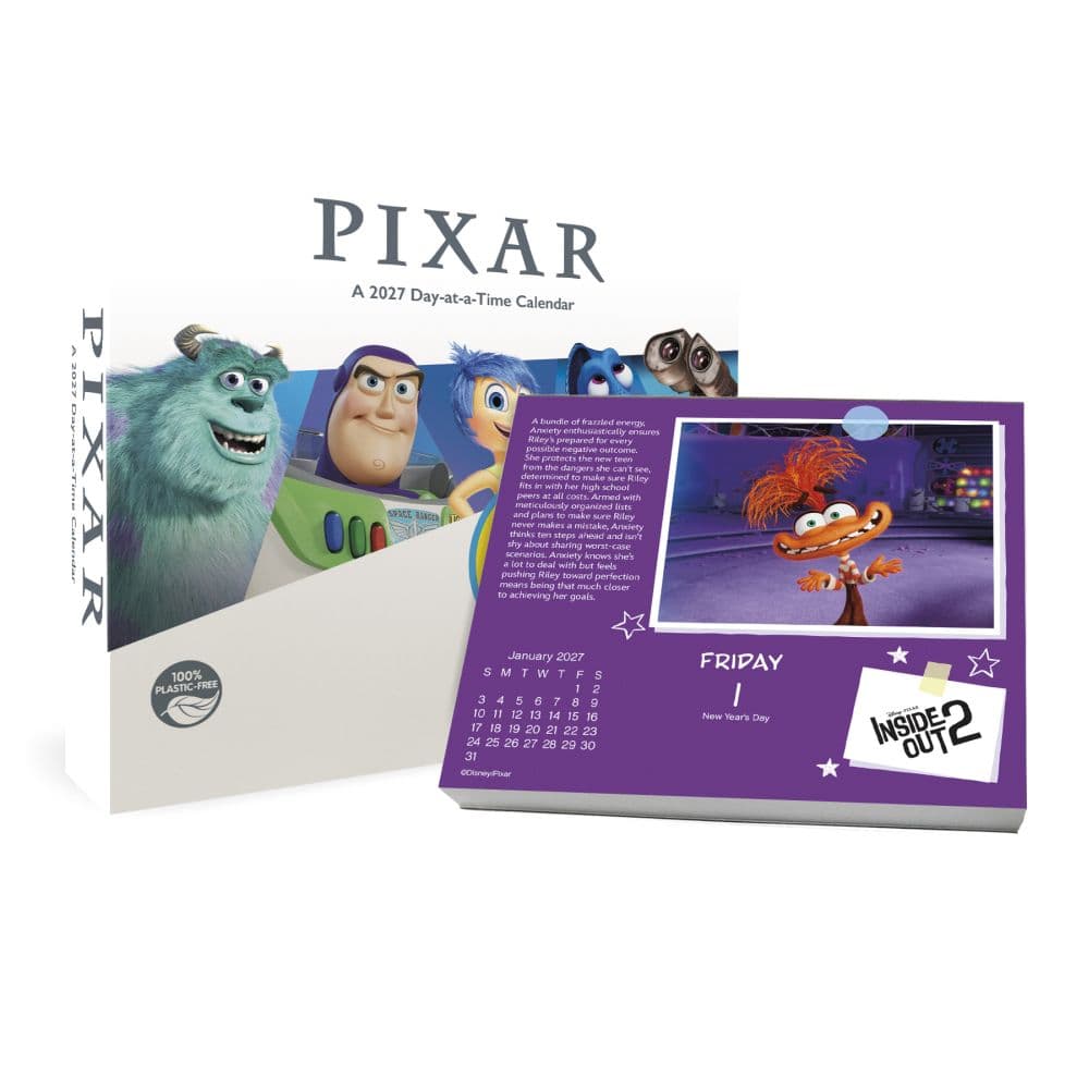 Disney Pixar 2027 Desk Calendar Main Product Image