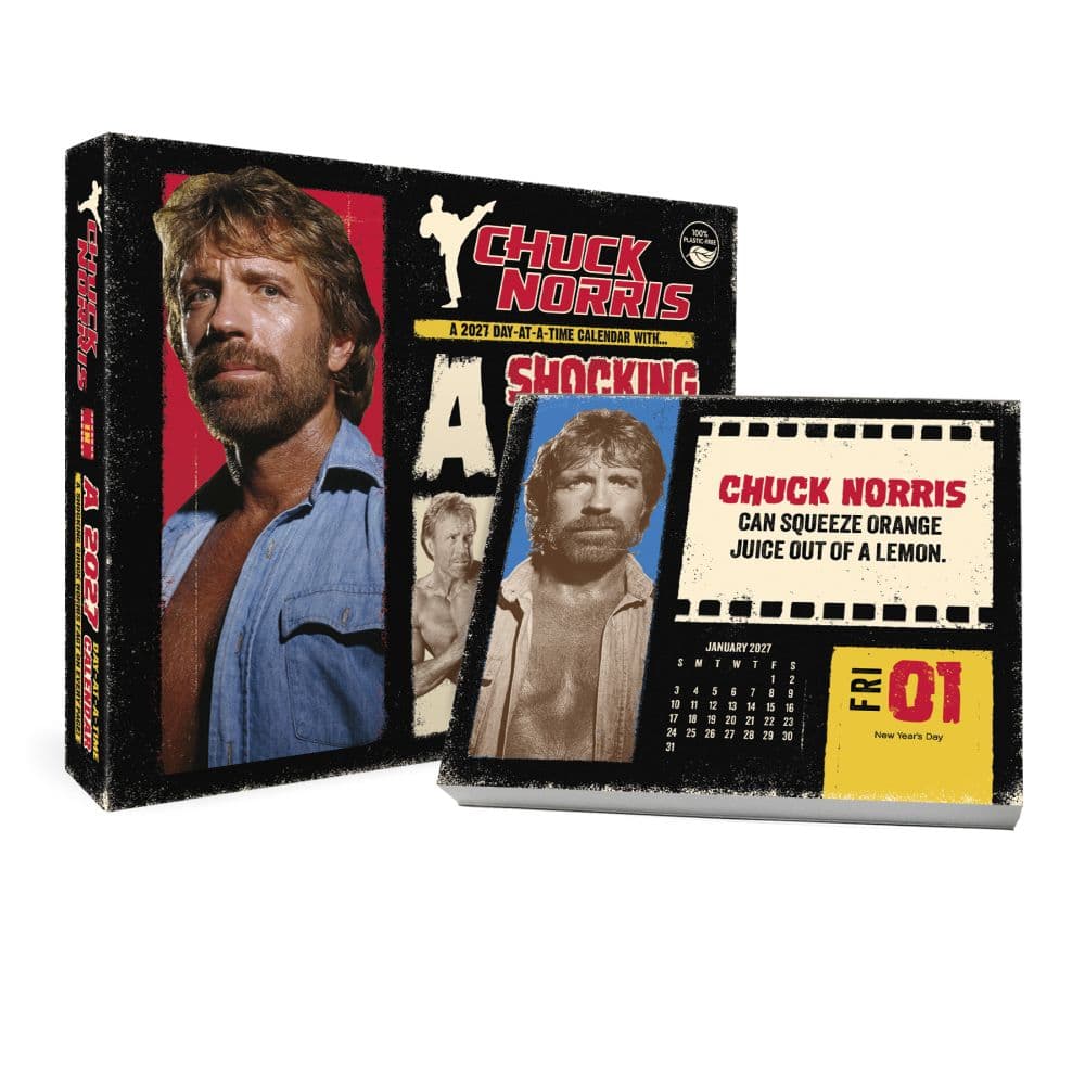 Chuck Norris 2027 Desk Calendar Main Product Image