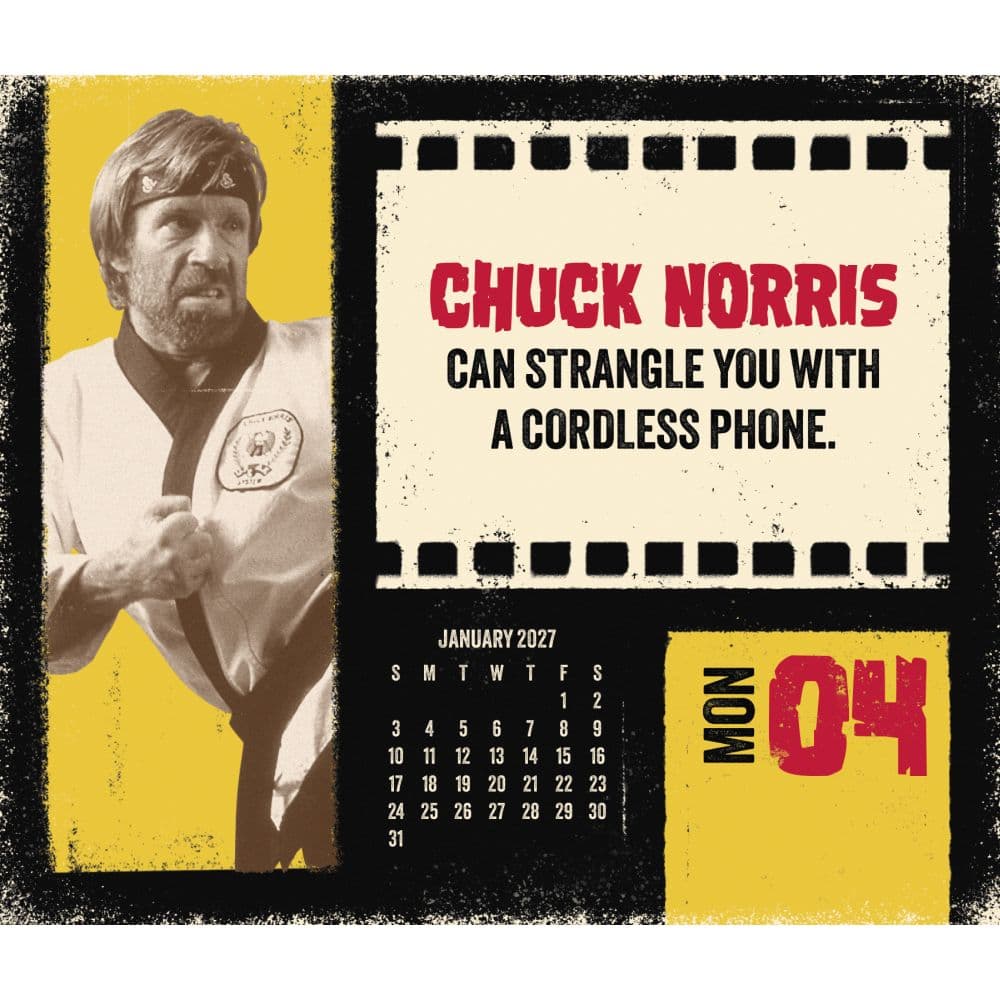 Chuck Norris 2027 Desk Calendar Second Alternate Image