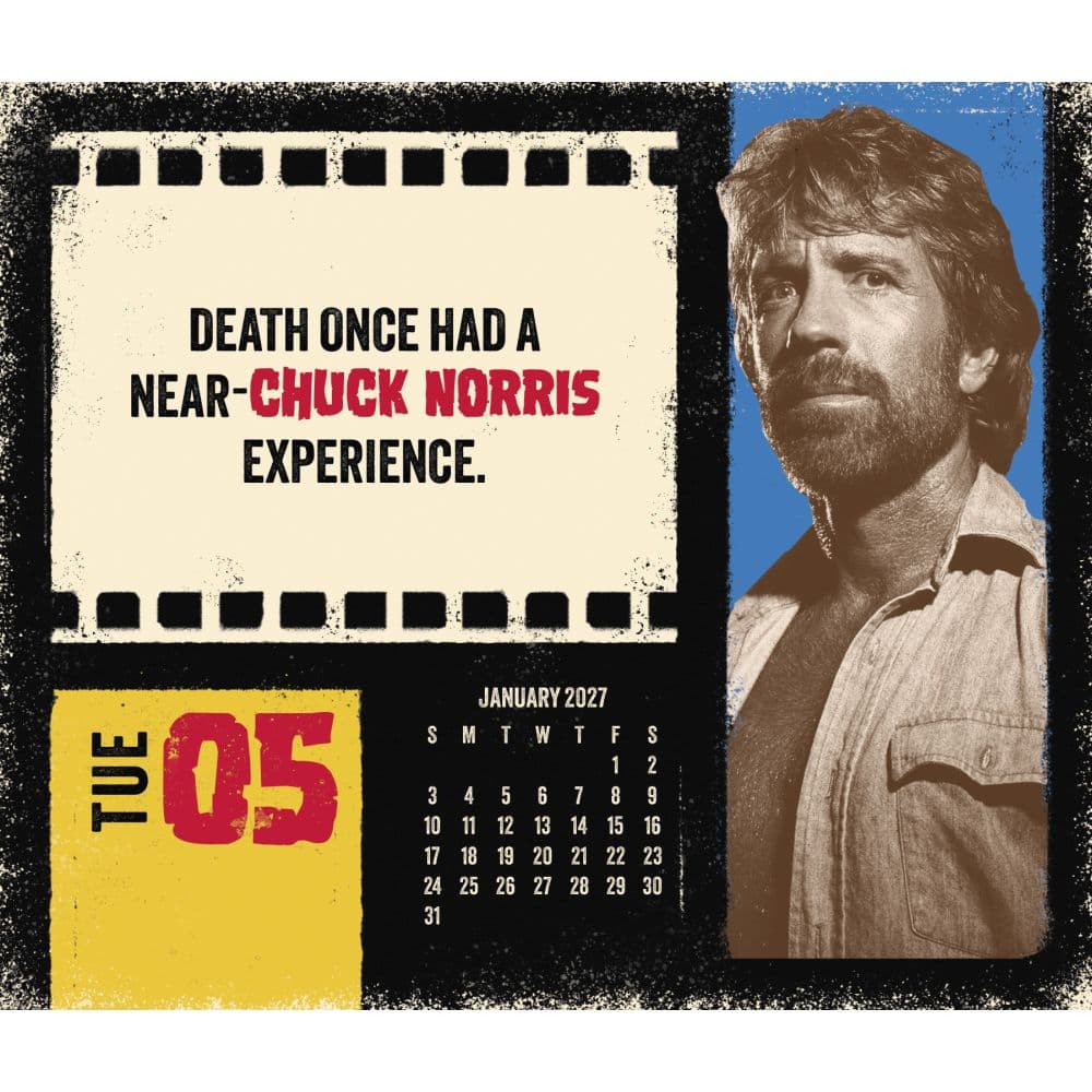 Chuck Norris 2027 Desk Calendar Third Alternate Image