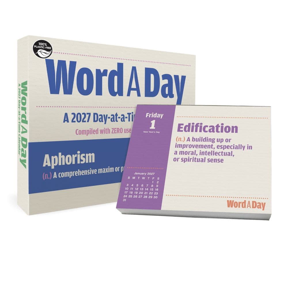 Word a Day 2027 Desk Calendar Main Product Image