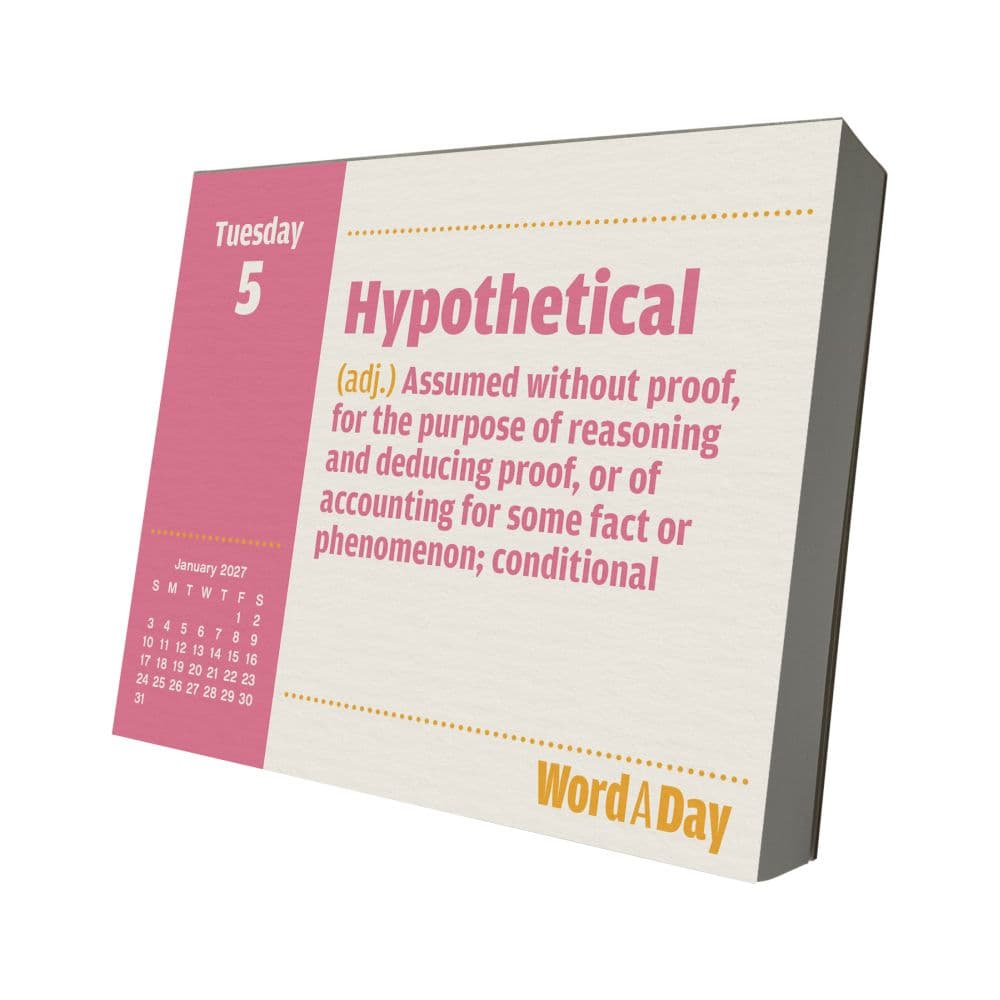 Word a Day 2027 Desk Calendar First Alternate Image