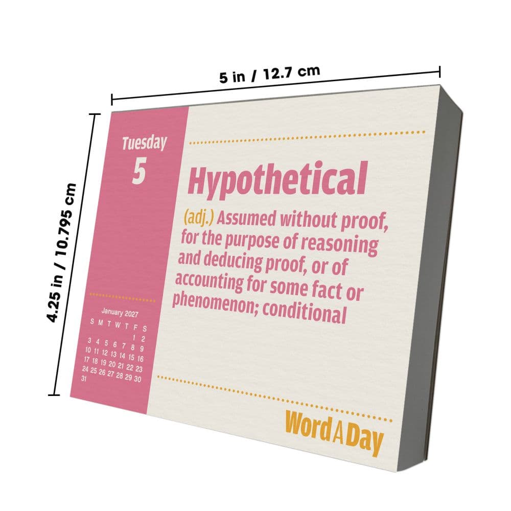 Word a Day 2027 Desk Calendar Ninth Alternate Image